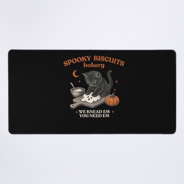 Item preview, Retro Spooky Biscuits Club Cat Lovers Halloween designed and sold by Khescoiu.