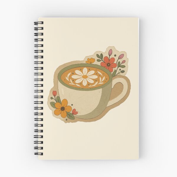 Item preview, Coffee Mug With Floral Latte Art designed and sold by ITCHAWAWAA.