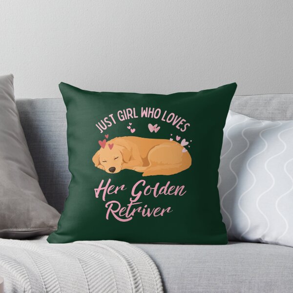 Item preview, Copy of Just a Girl Who Loves Her Golden Retriever Cute Sleeping Dog Design designed and sold by Fateh-Kro ⭐⭐⭐⭐⭐.