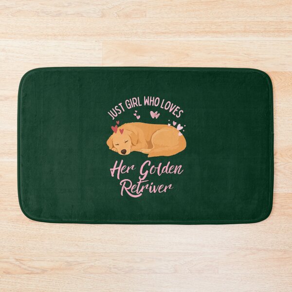 Item preview, Copy of Just a Girl Who Loves Her Golden Retriever Cute Sleeping Dog Design designed and sold by Fateh-Kro ⭐⭐⭐⭐⭐.