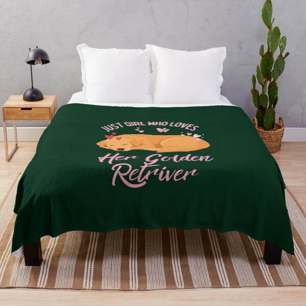 Item preview, Copy of Just a Girl Who Loves Her Golden Retriever Cute Sleeping Dog Design designed and sold by Fateh-Kro ⭐⭐⭐⭐⭐.