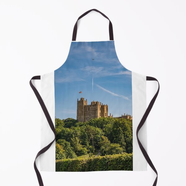 Item preview, Bolsover Castle Beneath a Jet Stream and British Flag designed and sold by Astute-Artio-Photography.