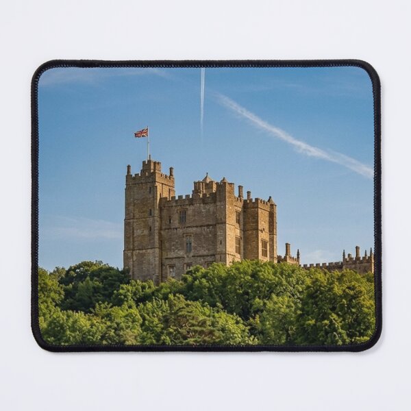 Item preview, Bolsover Castle Beneath a Jet Stream and British Flag designed and sold by Astute-Artio-Photography.