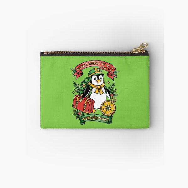 Item preview, Tattoo Penguin Wander Wild Winds Art designed and sold by puzzell.