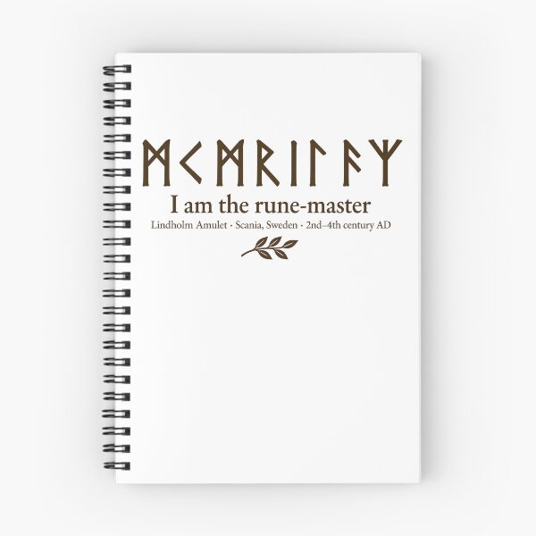Item preview, I Am the Rune-Master — Elder Futhark Runic Quote designed and sold by The Painted Fence.