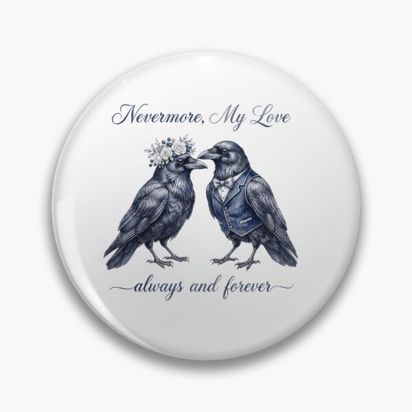 Item preview, Raven Wedding Couple designed and sold by Roy & Tiffany.