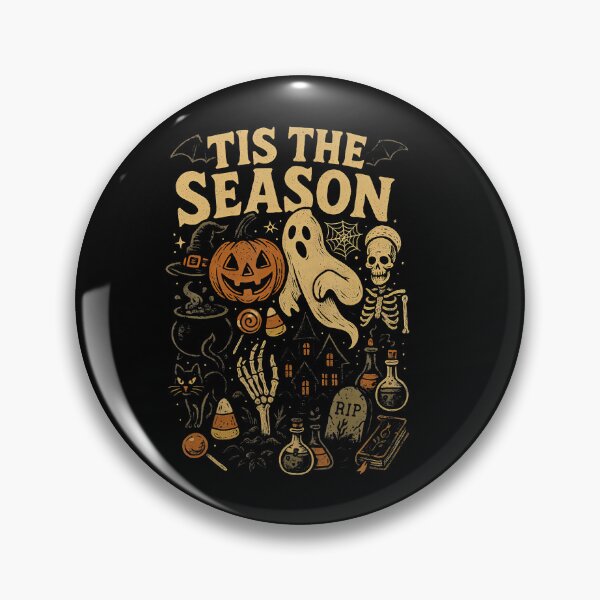 Item preview, Retro Halloween Tis The Season Spooky Autumn designed and sold by Khescoiu.