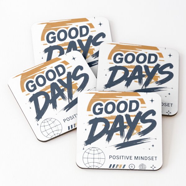 Item preview, Good Days Positive Mindset Vintage Retro Design designed and sold by Bekado.
