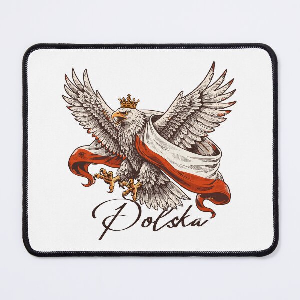 Item preview, Polska T-Shirt – Polish eagle with flag designed and sold by Pineapple-Tree.