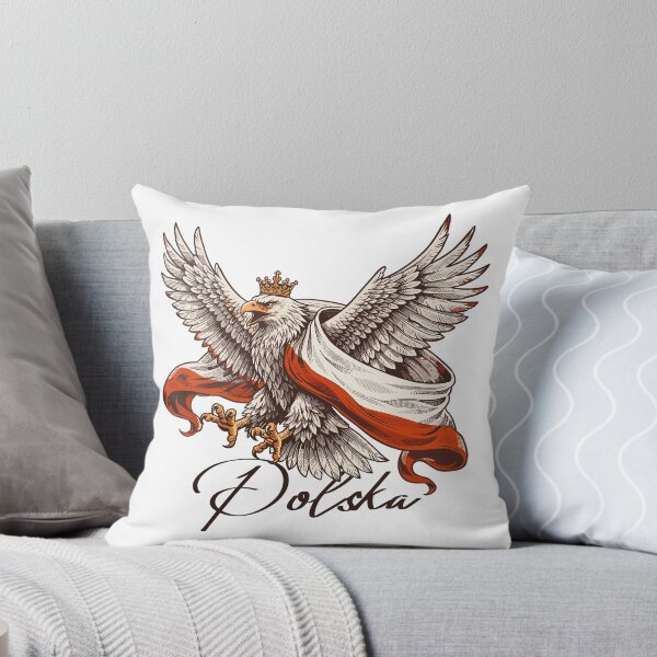 Item preview, Polska T-Shirt – Polish eagle with flag designed and sold by Pineapple-Tree.
