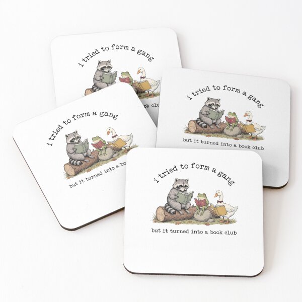 Item preview, Funny Animal Book Club Humor Design designed and sold by nojany.