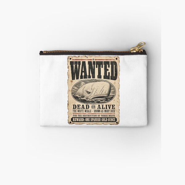 Item preview, Moby Dick Wanted Poster - White Whale Dead or Alive designed and sold by Fenay Designs.
