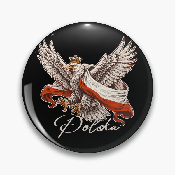 Item preview, Polska T-Shirt – Polish eagle with flag designed and sold by Pineapple-Tree.