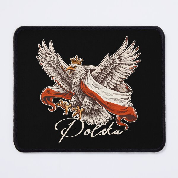 Item preview, Polska T-Shirt – Polish eagle with flag designed and sold by Pineapple-Tree.