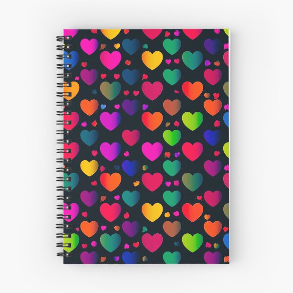 Item preview, Colorful Rainbow Hearts Pattern – Vibrant Love & Happy Heart Design designed and sold by IMuDesigner.