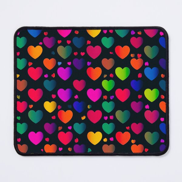 Item preview, Colorful Rainbow Hearts Pattern – Vibrant Love & Happy Heart Design designed and sold by IMuDesigner.