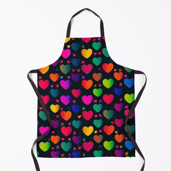 Item preview, Colorful Rainbow Hearts Pattern – Vibrant Love & Happy Heart Design designed and sold by IMuDesigner.