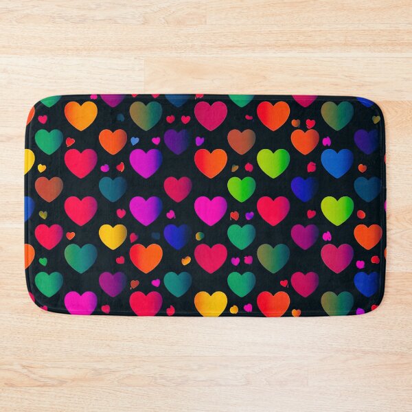 Item preview, Colorful Rainbow Hearts Pattern – Vibrant Love & Happy Heart Design designed and sold by IMuDesigner.