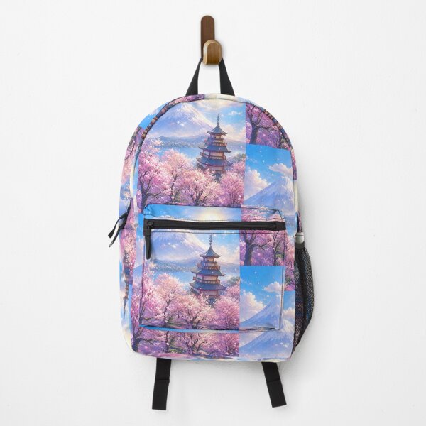 Item preview, Mount Fuji and Cherry Blossom Trees designed and sold by Aquamarineelle.