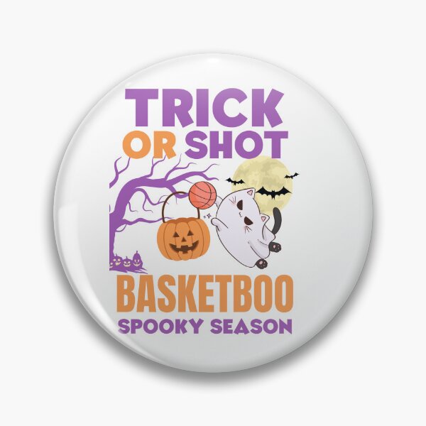 Item preview, Funny Halloween Basketball Cat Ghost designed and sold by BellabdO.