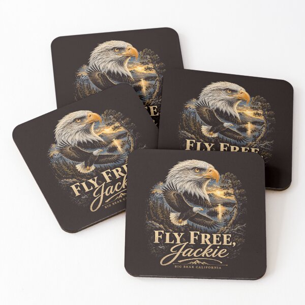 Item preview, Fly Free Jackie Big Bear Bald Eagle Tribute designed and sold by cosettacir6382.