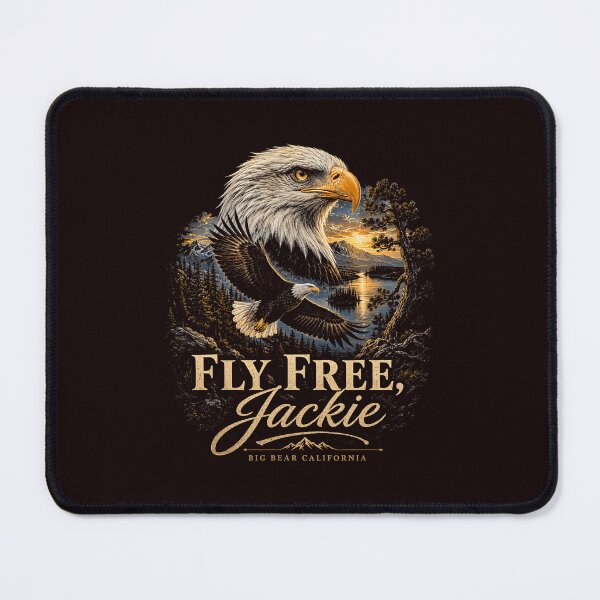Item preview, Fly Free Jackie Big Bear Bald Eagle Tribute designed and sold by cosettacir6382.