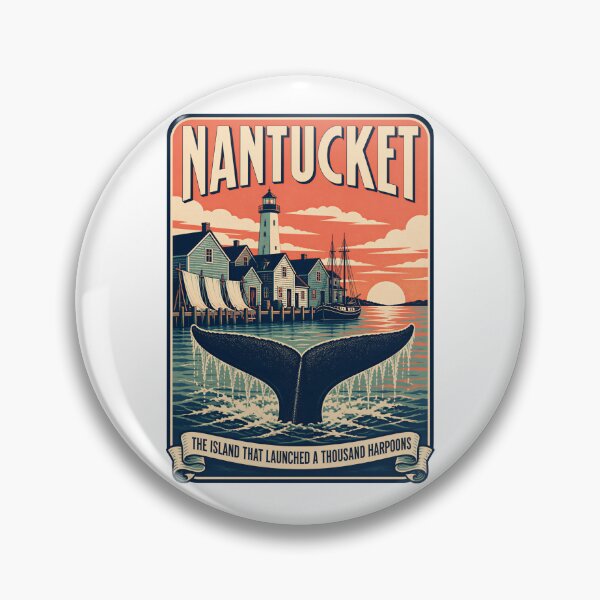 Item preview, Moby Dick Nantucket Sunset - Thousand Harpoons designed and sold by Fenay Designs.