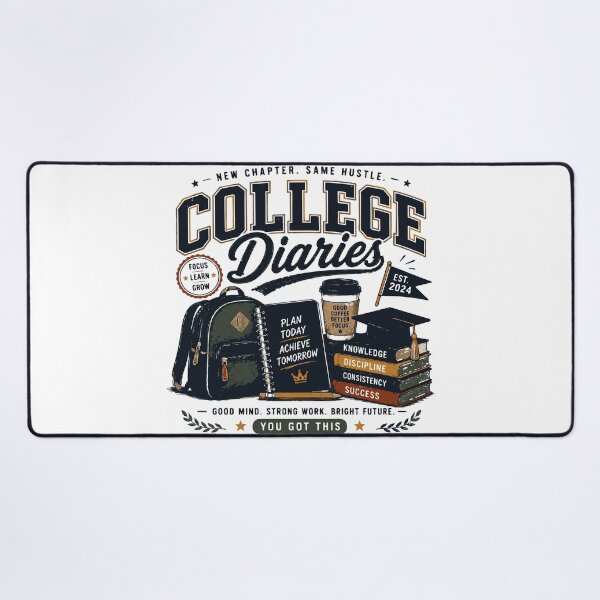 Item preview, College Diaries Campus Life Retro Student Design designed and sold by Sunday.Supply.