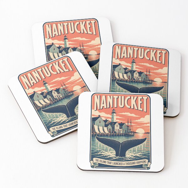Item preview, Moby Dick Nantucket Sunset - Thousand Harpoons designed and sold by Fenay Designs.