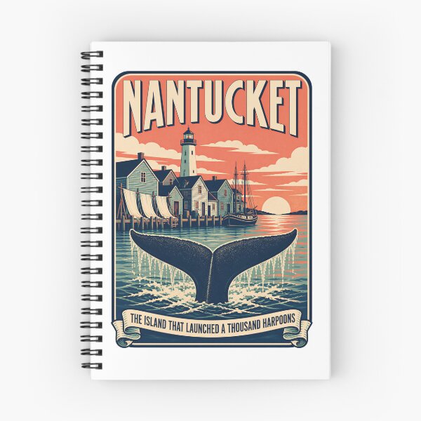 Item preview, Moby Dick Nantucket Sunset - Thousand Harpoons designed and sold by Fenay Designs.