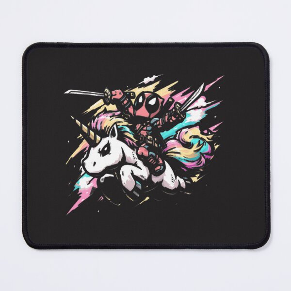 Item preview, Deadpool Chibi Riding Unicorn Cute Mercenary Art PERFECT GIFT FOR YOU AND FRIENDS designed and sold by TheEdward.