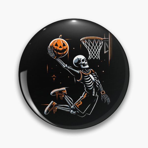 Item preview, Skeleton Basketball Player Halloween Scary Sports designed and sold by Khescoiu.