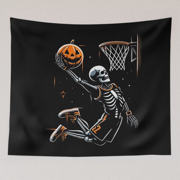 Item preview, Skeleton Basketball Player Halloween Scary Sports designed and sold by Khescoiu.