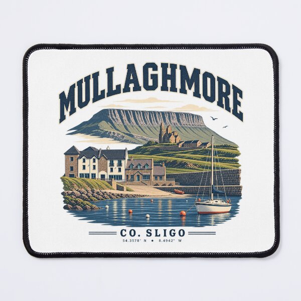 Item preview, Mullaghmore Pier Head Ben Bulben Sligo designed and sold by REAL IRISH GIFTS.