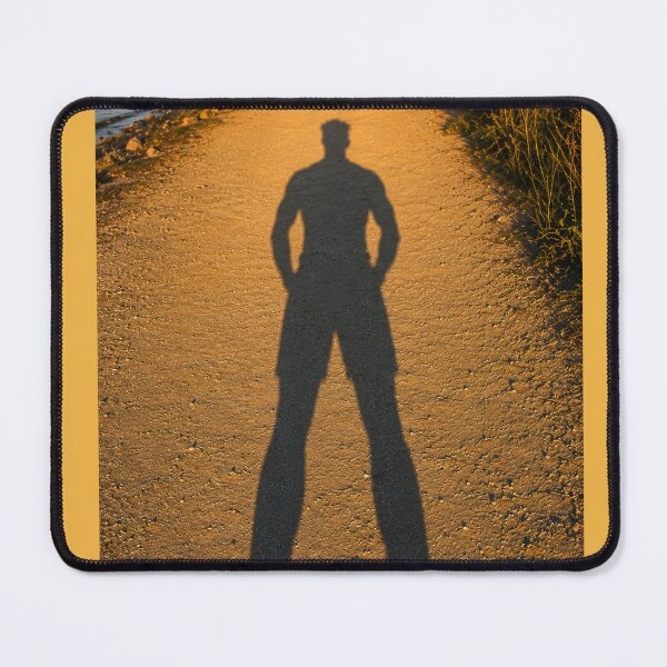 Item preview, Strong Shadow Silhouette Confident Man at Sunset designed and sold by CJLindy.