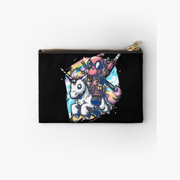 Item preview, Deadpool Chibi Riding Unicorn Fan Art LIMITED EDITION designed and sold by TheEdward.