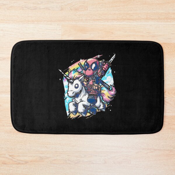 Item preview, Deadpool Chibi Riding Unicorn Fan Art LIMITED EDITION designed and sold by TheEdward.