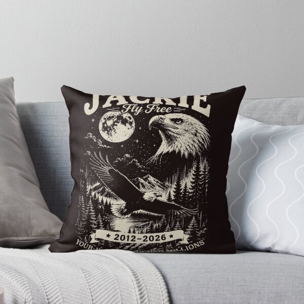 Item preview, Fly Free Jackie Eagle Wings Memorial Art designed and sold by cosettacir6382.