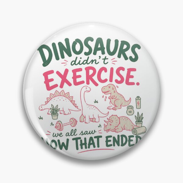 Item preview, Dinosaurs Didn't Exercise Funny Fitness Personal Trainer  designed and sold by roartusa.