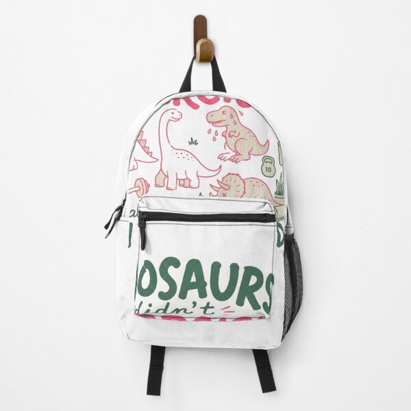 Item preview, Dinosaurs Didn't Exercise Funny Fitness Personal Trainer designed and sold by roartusa.