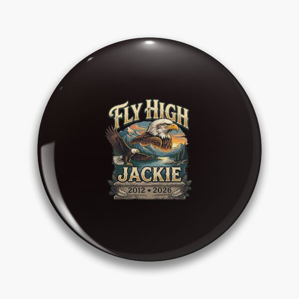 Item preview, Fly High Jackie, Jackie and Shadow Bald Eagle designed and sold by ImeldaSparks.