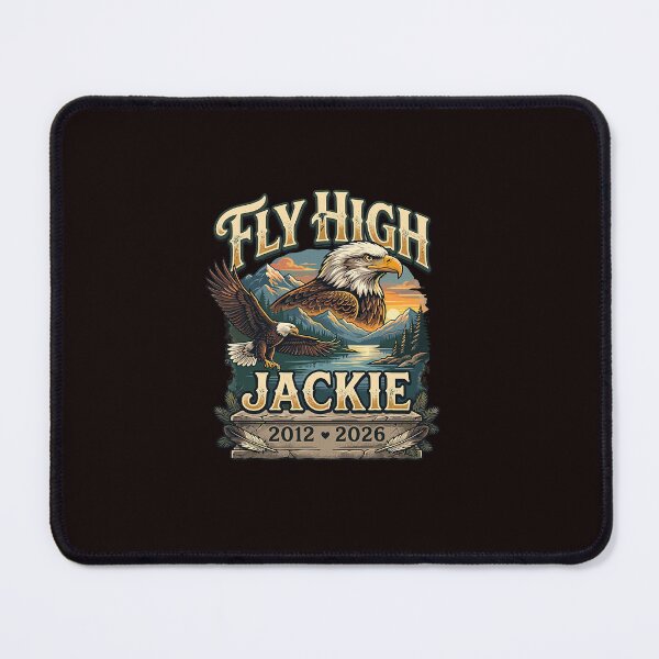 Item preview, Fly High Jackie, Jackie and Shadow Bald Eagle designed and sold by ImeldaSparks.