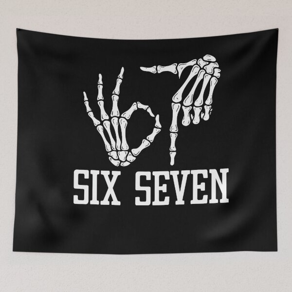 Item preview, Skeleton Hands 67 Meme Funny Six Seven Humor designed and sold by Khescoiu.