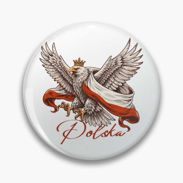 Item preview, Polska T-Shirt – Polish eagle with flag designed and sold by Pineapple-Tree.
