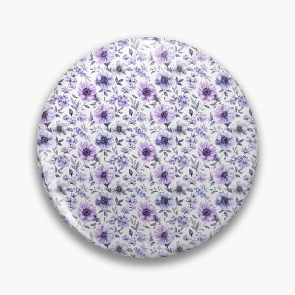 Item preview, Lavender Purple Watercolor Floral Seamless Pattern designed and sold by OrakArt.