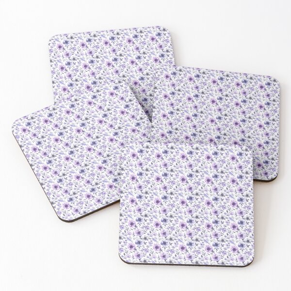 Item preview, Lavender Purple Watercolor Floral Seamless Pattern designed and sold by OrakArt.