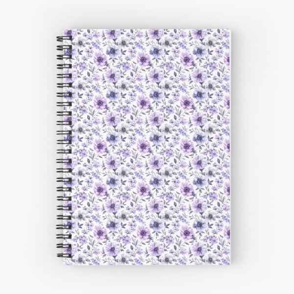 Item preview, Lavender Purple Watercolor Floral Seamless Pattern designed and sold by OrakArt.