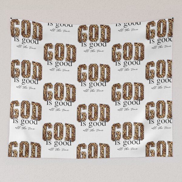 Item preview, Leopard Print God is Good Inspirational designed and sold by nojany.