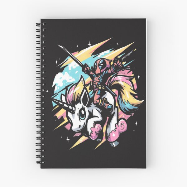 Item preview, Cute Chibi Deadpool Riding Unicorn - Funny Superhero Art ⭐⭐⭐⭐⭐ designed and sold by TheEdward.
