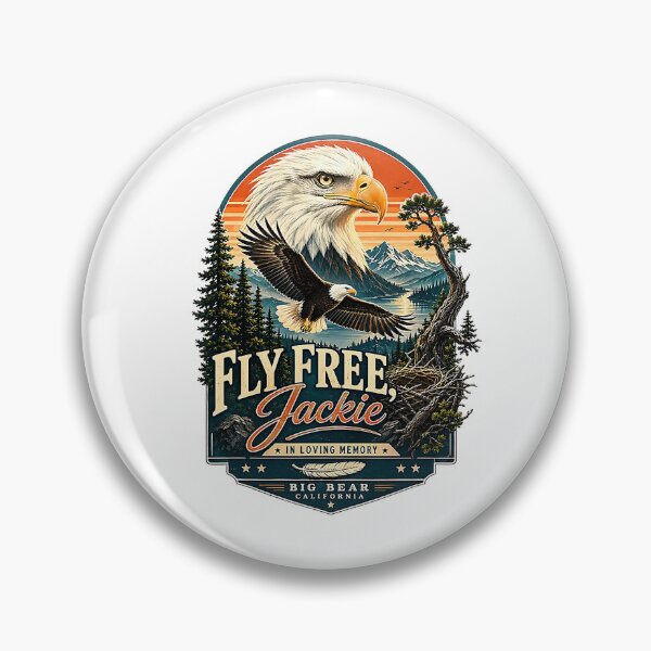 Item preview, Fly Free Eagle Memorial Vintage Design designed and sold by cosettacir6382.